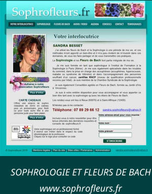 SOPHROLOGIE ET FLEURS DE BACH www.sophrofleurs.fr